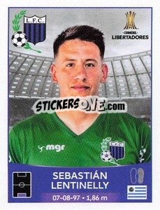 Cromo Sebastián Lentinelly - Conmebol Copa Libertadores 2023 n. 325 - Panini