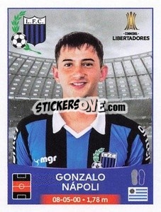 Sticker Gonzalo Nápoli - Conmebol Copa Libertadores 2023
 - Panini