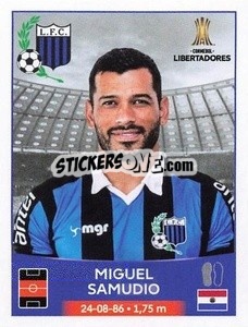 Sticker Miguel Samudio - Conmebol Copa Libertadores 2023
 - Panini