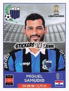 Figurina Miguel Samudio - Conmebol Copa Libertadores 2023 n. 335 - Panini