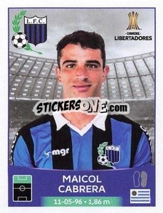 Cromo Maicol Cabrera - Conmebol Copa Libertadores 2023 n. 337 - Panini