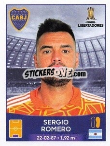 Sticker Sergio Romero - Conmebol Copa Libertadores 2023
 - Panini