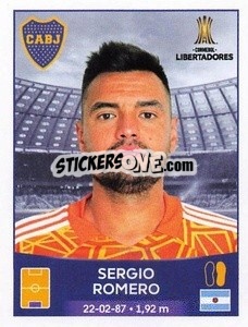 Sticker Sergio Romero - Conmebol Copa Libertadores 2023 n. 342 - Panini