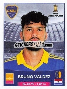 Figurina Bruno Valdez - Conmebol Copa Libertadores 2023
 - Panini