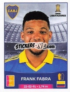 Sticker Frank Fabra - Conmebol Copa Libertadores 2023 n. 347 - Panini