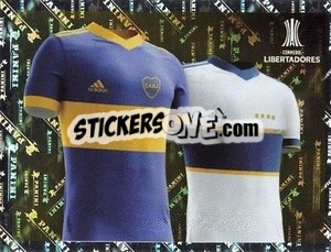 Sticker Boca Juniors Jersey 1 and 2 - Conmebol Copa Libertadores 2023 n. 348 - Panini