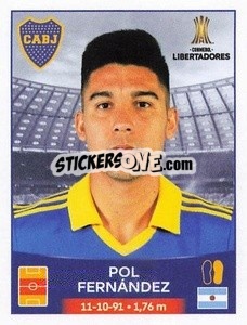 Sticker Guillermo Matías Pol Fernández - Conmebol Copa Libertadores 2023 n. 353 - Panini