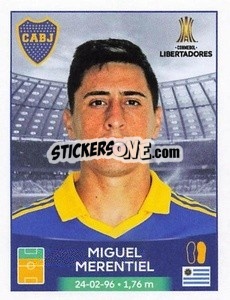 Sticker Miguel Merentiel - Conmebol Copa Libertadores 2023 n. 354 - Panini