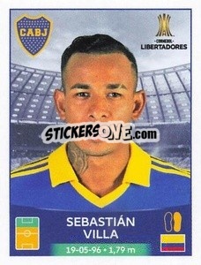 Sticker Sebastián Villa - Conmebol Copa Libertadores 2023 n. 355 - Panini