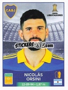Sticker Nicolás Orsini - Conmebol Copa Libertadores 2023
 - Panini