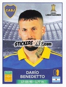 Sticker Darío Benedetto - Conmebol Copa Libertadores 2023 n. 357 - Panini
