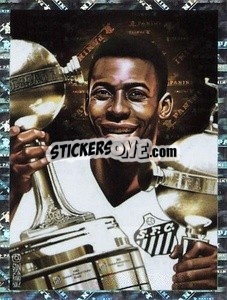 Sticker Pelé - Illustration - Conmebol Copa Libertadores 2023 n. CL10 - Panini