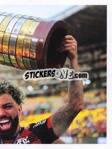 Cromo Champions - Flamengo - Gabigol 2 - Conmebol Copa Libertadores 2023 n. CL6 - Panini