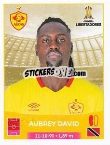 Sticker Aubrey David - Conmebol Copa Libertadores 2023
 - Panini