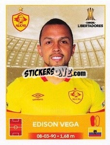 Sticker Edison Vega - Conmebol Copa Libertadores 2023
 - Panini