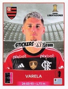 Sticker Guillermo Varela - Conmebol Copa Libertadores 2023
 - Panini