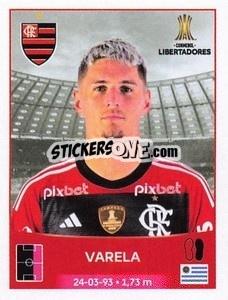 Cromo Guillermo Varela - Conmebol Copa Libertadores 2023 n. 20 - Panini