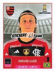Sticker David Luiz - Conmebol Copa Libertadores 2023 n. 21 - Panini