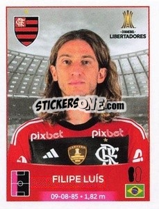 Figurina Filipe Luís - Conmebol Copa Libertadores 2023
 - Panini