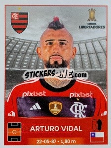 Figurina Arturo Vidal - Conmebol Copa Libertadores 2023
 - Panini