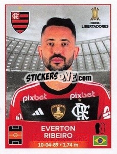 Sticker Everton Ribeiro - Conmebol Copa Libertadores 2023 n. 28 - Panini