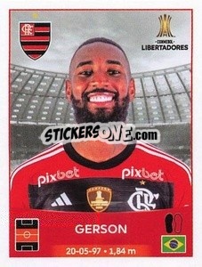 Sticker Gerson - Conmebol Copa Libertadores 2023 n. 29 - Panini