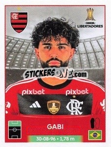 Cromo Gabriel Barbosa Gabigol - Conmebol Copa Libertadores 2023
 - Panini