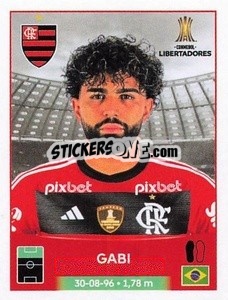 Cromo Gabriel Barbosa Gabigol - Conmebol Copa Libertadores 2023 n. 33 - Panini