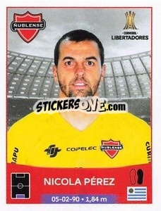 Cromo Nicolas Pérez - Conmebol Copa Libertadores 2023
 - Panini