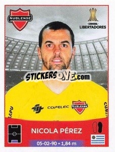 Sticker Nicolas Pérez - Conmebol Copa Libertadores 2023 n. 36 - Panini