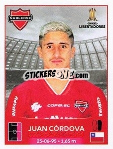 Sticker Juan Cordova - Conmebol Copa Libertadores 2023
 - Panini
