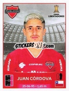 Cromo Juan Cordova