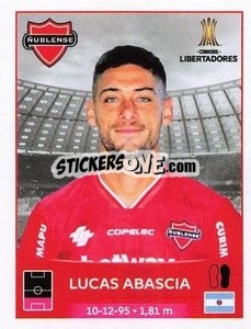 Sticker Lucas Abascia - Conmebol Copa Libertadores 2023 n. 39 - Panini