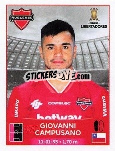 Sticker Giovanni Campusano - Conmebol Copa Libertadores 2023 n. 41 - Panini