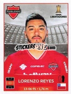 Sticker Lorenzo Reyes - Conmebol Copa Libertadores 2023 n. 45 - Panini