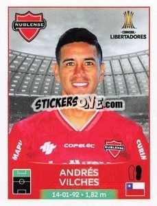 Sticker Andrés Vilches - Conmebol Copa Libertadores 2023
 - Panini
