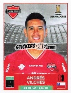 Sticker Andrés Vilches - Conmebol Copa Libertadores 2023 n. 48 - Panini