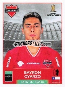Sticker Bayron Oyarzo - Conmebol Copa Libertadores 2023 n. 49 - Panini