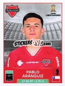 Sticker Pablo Aránguiz - Conmebol Copa Libertadores 2023
 - Panini