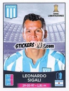 Cromo Leonardo Sigali - Conmebol Copa Libertadores 2023
 - Panini