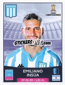 Cromo Emiliano Insúa - Conmebol Copa Libertadores 2023
 - Panini