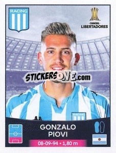 Sticker Gonzalo Piovi - Conmebol Copa Libertadores 2023
 - Panini