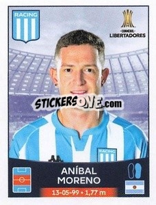 Sticker Aníbal Moreno - Conmebol Copa Libertadores 2023
 - Panini