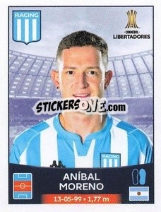 Figurina Aníbal Moreno - Conmebol Copa Libertadores 2023 n. 60 - Panini