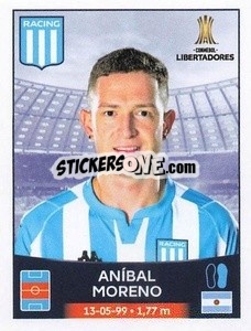 Cromo Aníbal Moreno - Conmebol Copa Libertadores 2023
 - Panini