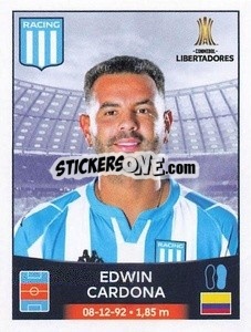 Sticker Edwin Cardona - Conmebol Copa Libertadores 2023
 - Panini