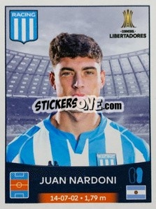 Cromo Juan Nardoni - Conmebol Copa Libertadores 2023
 - Panini