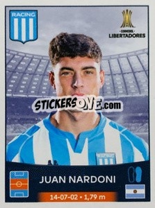 Sticker Juan Nardoni - Conmebol Copa Libertadores 2023 n. 62 - Panini