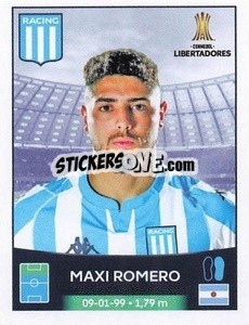Sticker Maxi Romero - Conmebol Copa Libertadores 2023
 - Panini