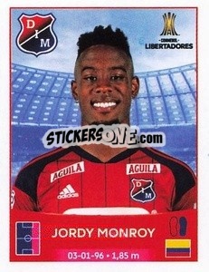Sticker Jordy Monroy - Conmebol Copa Libertadores 2023 n. 71 - Panini